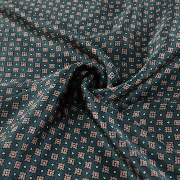 ⚡Men A-Grassgreen Necktie 27.5 Inches Cowboy Scarves Pocket Square Silk Bandanas - Picture 7 of 8